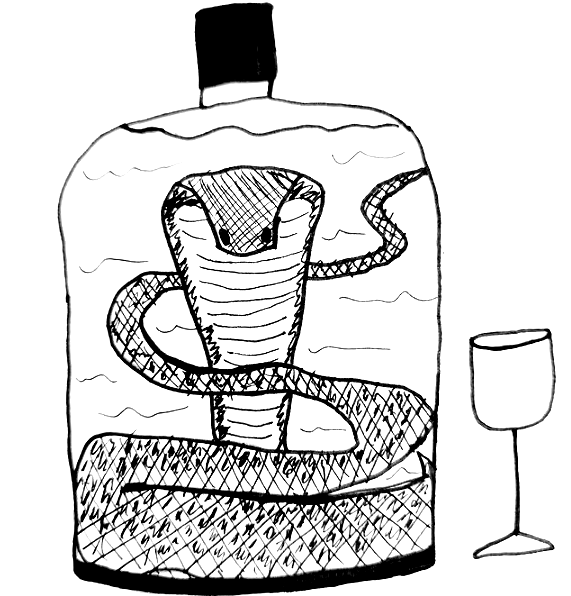 Snake wine in Shanghai
