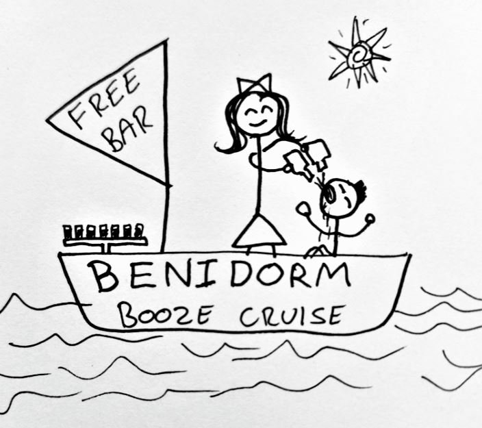 benidorm party boat